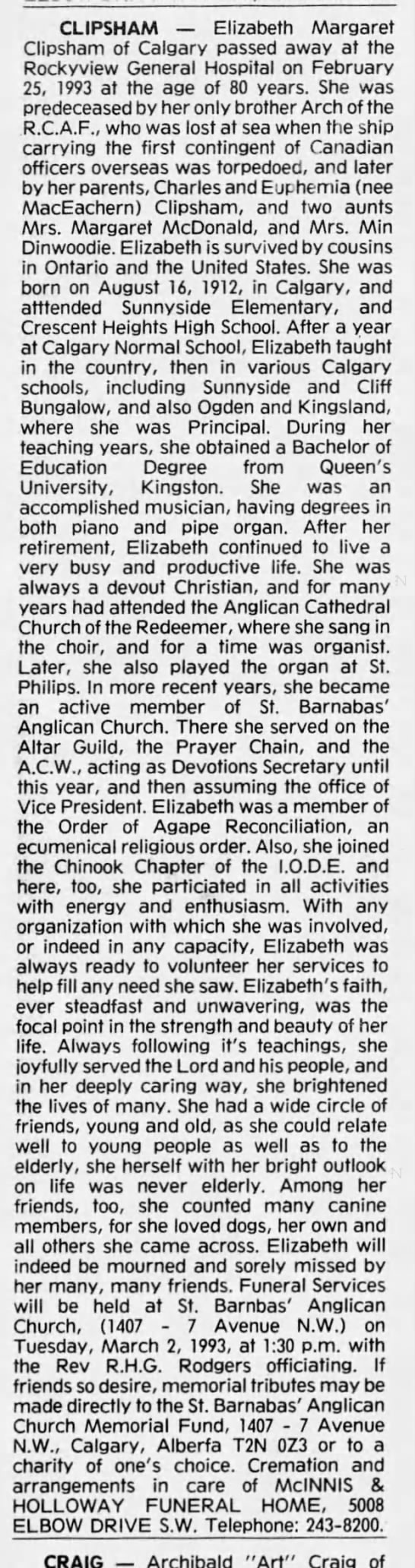 Archibald Clipsham